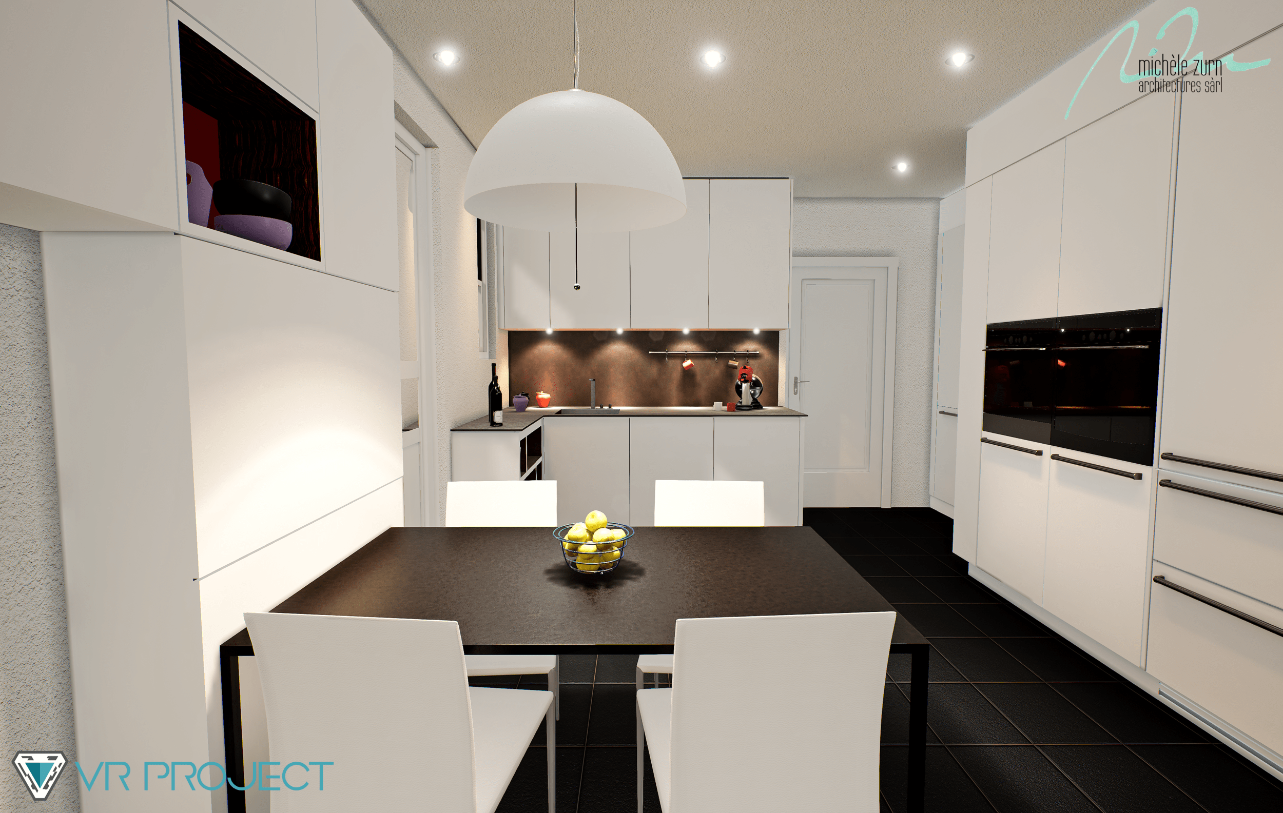 3D modeling - Kitchen renovation rendering