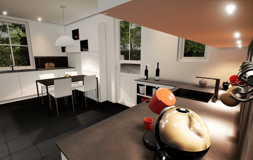 Modélisation 3D - Rendu rénovation cuisine 7 - Unreal Engine