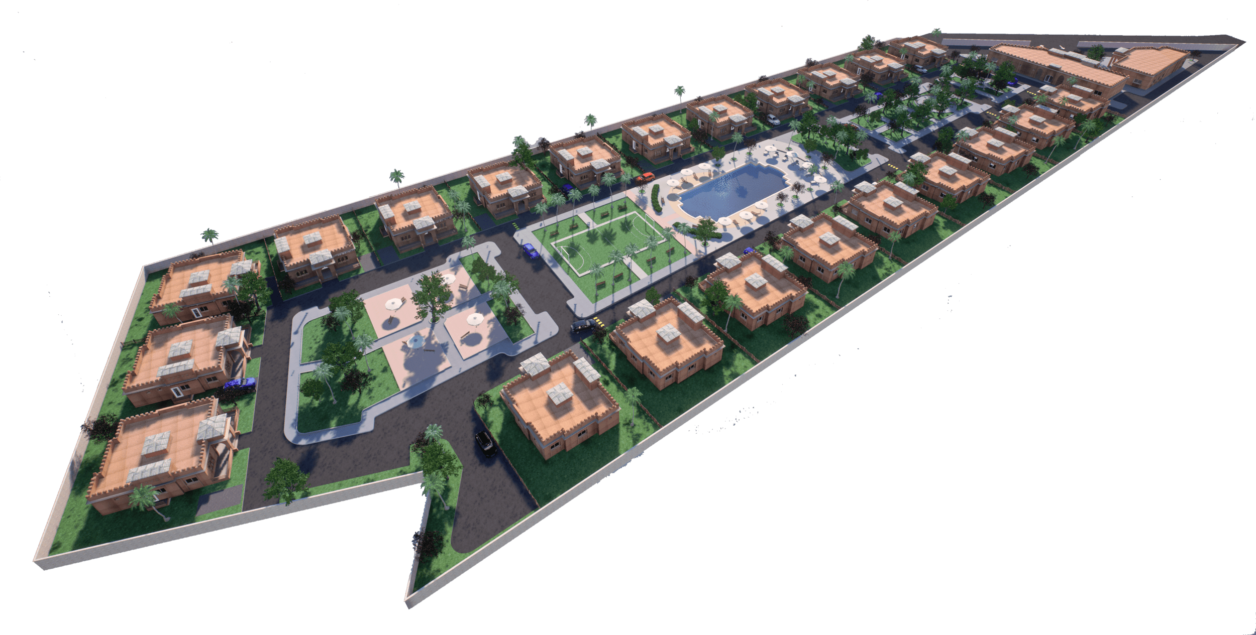 3D modeling - 3D rendering - Real estate promotion - Les Bougainvilliers