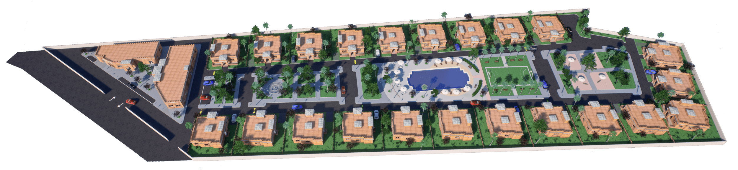 3D modeling - 3D rendering - Real estate promotion - Les Bougainvilliers